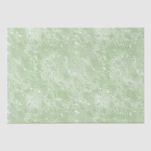 Papel De Seda Seda Moire Pequeño Patrón en Verde Lima