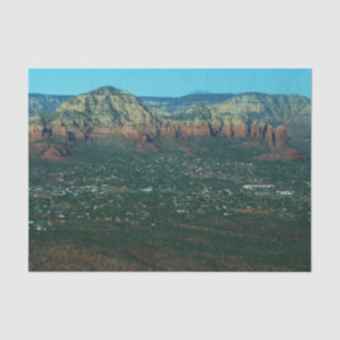 Papel De Seda Sedona y Coffee Pot Rock desde arriba