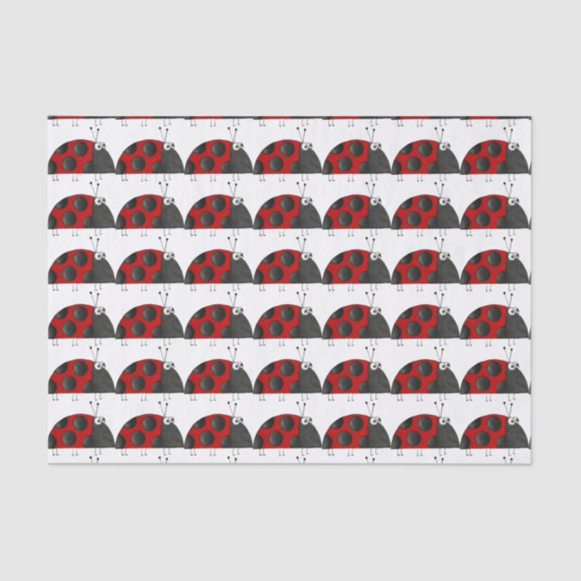 Papel De Seda Seidenpapier mariquita, Decoupage (Anverso)