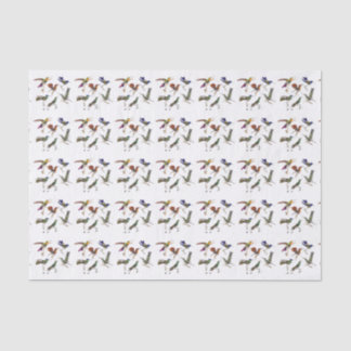 Papel De Seda Seis colibríes hermosos