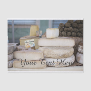 Papel De Seda Selección de queso francés rústico