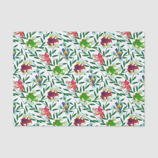 Papel De Seda Selva tropical de bambú (Anverso)