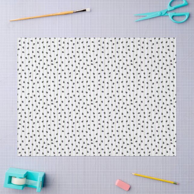 Papel De Seda Semillas de sandía minimalistas y envolvente de ve (Artesanía)