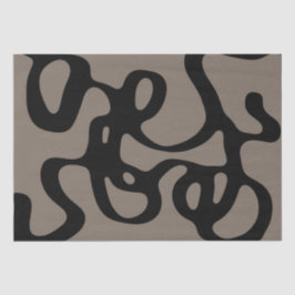 Papel De Seda Señales distantes: Resumen negro y gris