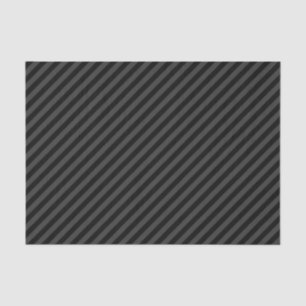 Papel De Seda Sencilla franjas diagonales negras y negras
