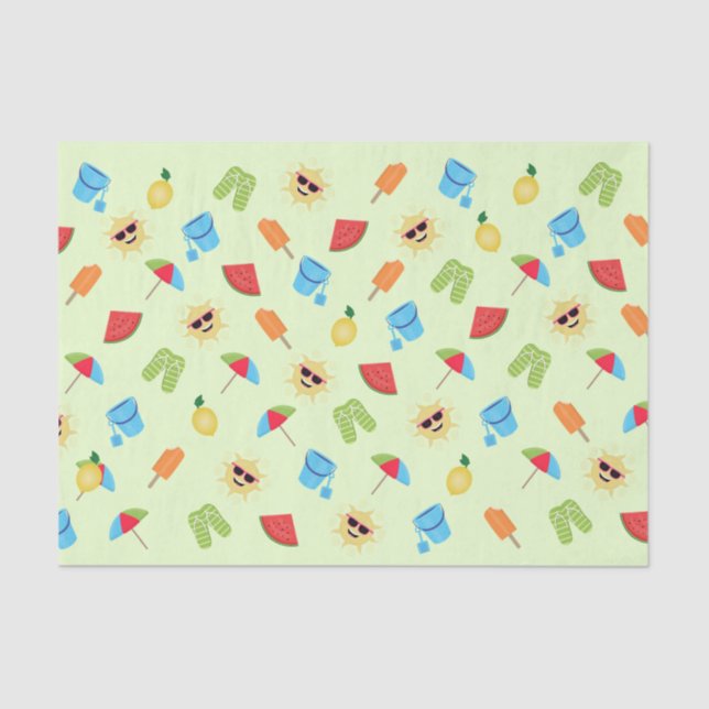 Papel De Seda Sencillamente verano (Anverso)