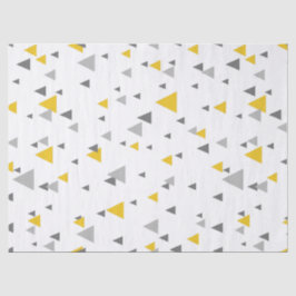 Papel De Seda Sencillo patrón de triángulos modernos