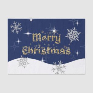 Papel De Seda Sencillo Purpurina elegante de Navidades espumosos