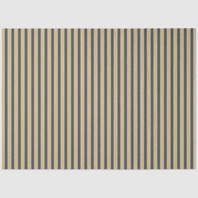 Papel De Seda Sencillos patrones patrón oro negro geométrico (Anverso)