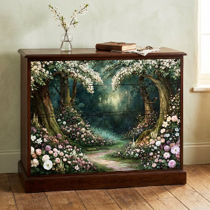 Papel De Seda Sendero Enchanted Woodland de Flor Blanca Decoupag