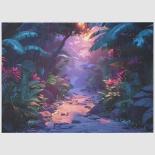 Papel De Seda Sendero tropical hawaiano