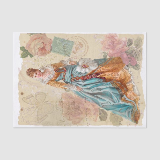 Papel De Seda Señora en espera (Anverso)