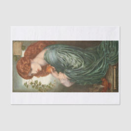 Papel De Seda Señora en verde