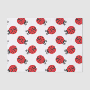 Papel De Seda Señora linda Bug Pattern