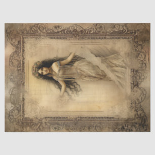 Papel De Seda Sepia, la Chica gitana de BoHo descompuesta