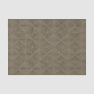 Papel De Seda Sepia Tone Hypnotic Diamond Moderno Pop Art