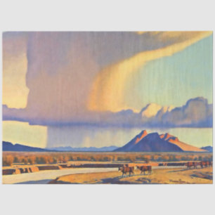 Papel De Seda “Sequía y aguacero” de Maynard Dixon