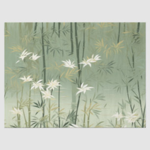 Papel De Seda Serena Flor de Bambú Asiática  (6)