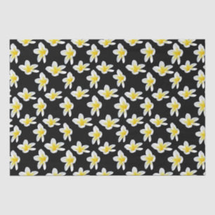 Papel De Seda Serenade Primavera: Frangipanis Amarillos Sobre Ne