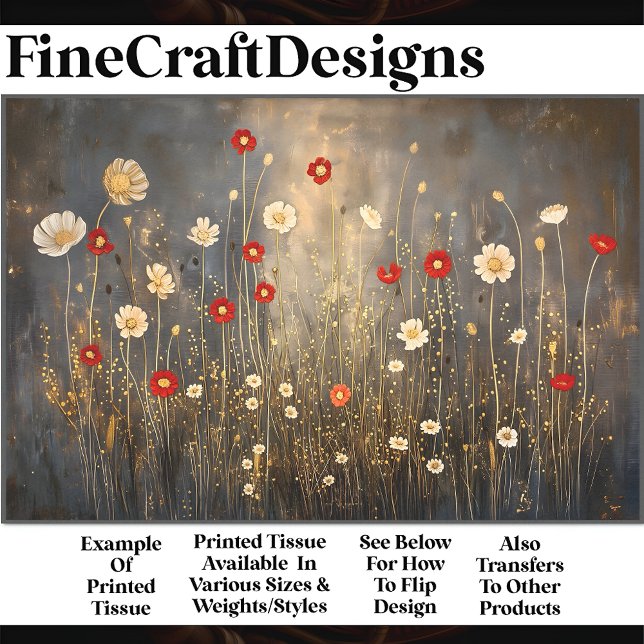 Papel De Seda Serene Meadow Flores En La Noche S4 Desnuda (Subido por el creador)