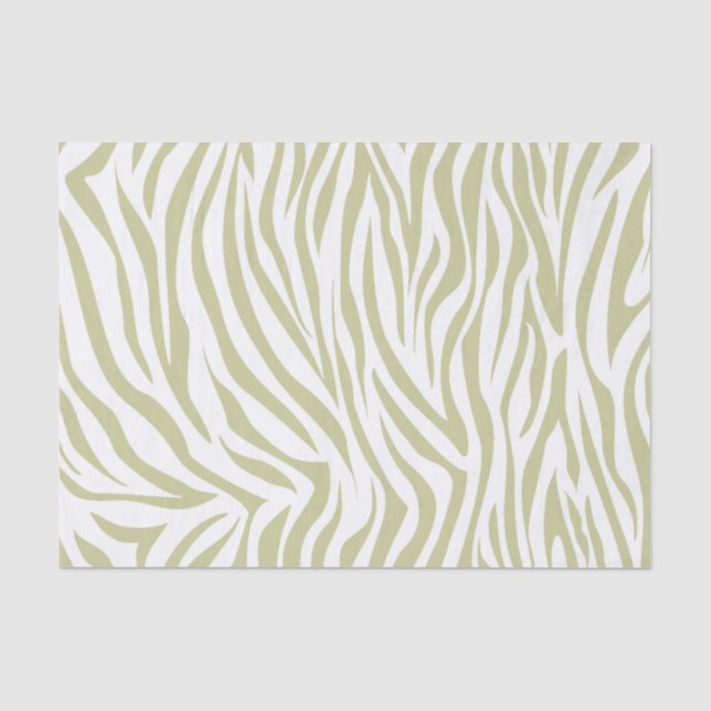 Papel De Seda Serengeti Safari Zebra (Anverso)