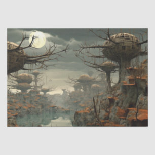 Papel De Seda Sereno de Surrealismo Artístico