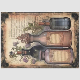 Papel De Seda Serie 3 de diseño de poción de bruja vintage