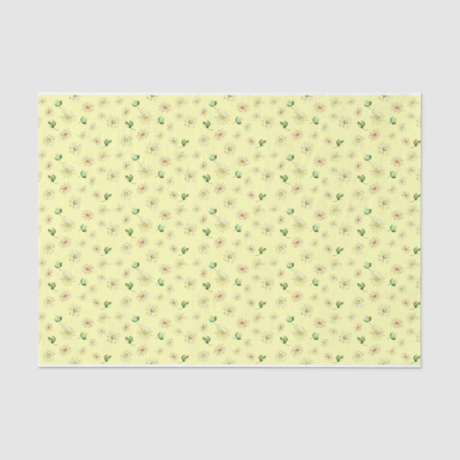 Papel De Seda Serie 8 de Diseño Daisy (Anverso)