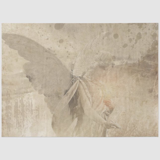 Papel De Seda Serie Ángel Gótico Diseño 10 (Anverso)