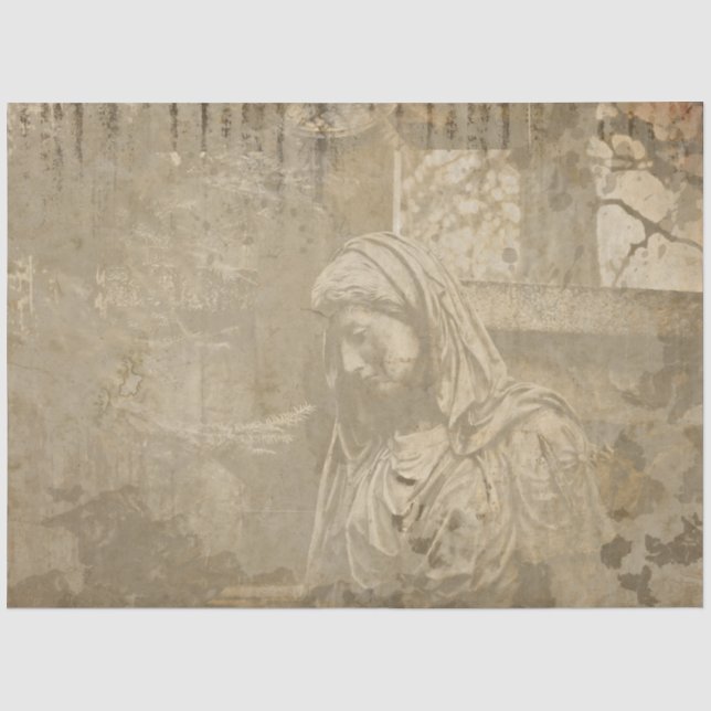 Papel De Seda Serie Ángel Gótico Diseño 5 (Anverso)