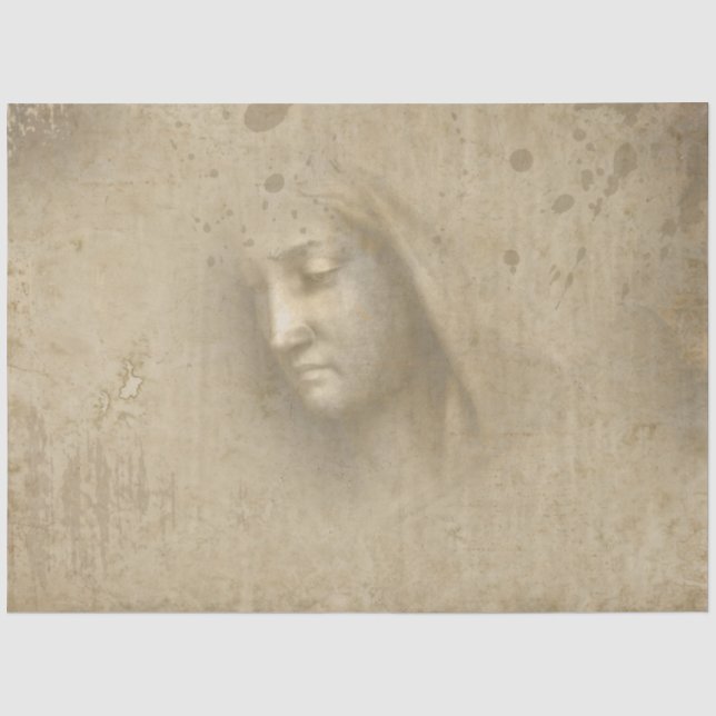 Papel De Seda Serie Ángel Gótico Diseño 7 (Anverso)