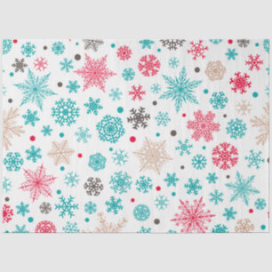 Papel De Seda Serie Copo de Nieve 16 Diseño 5