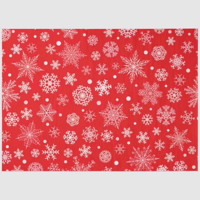 Papel De Seda Serie Copo de Nieve 16 Diseño 9 (Anverso)