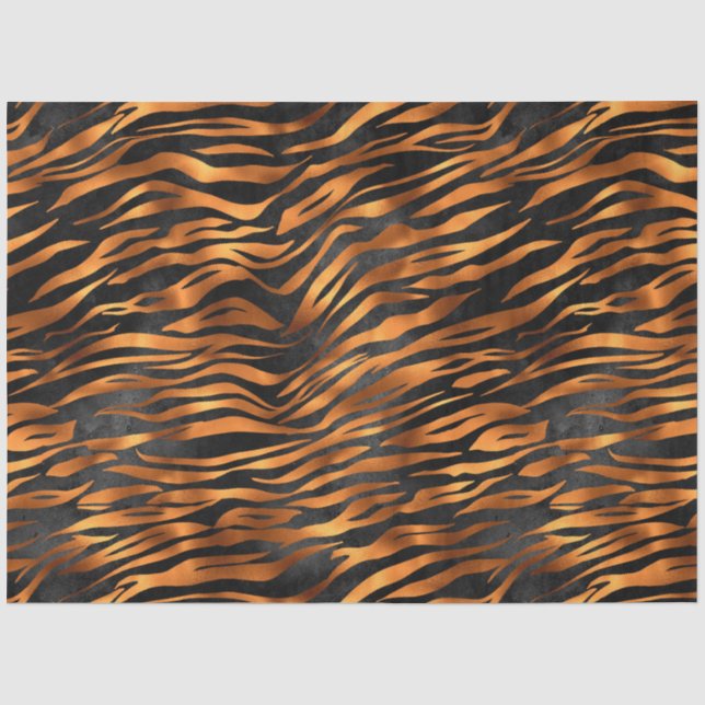Papel De Seda Serie Copper Tiger Diseño 10 (Anverso)