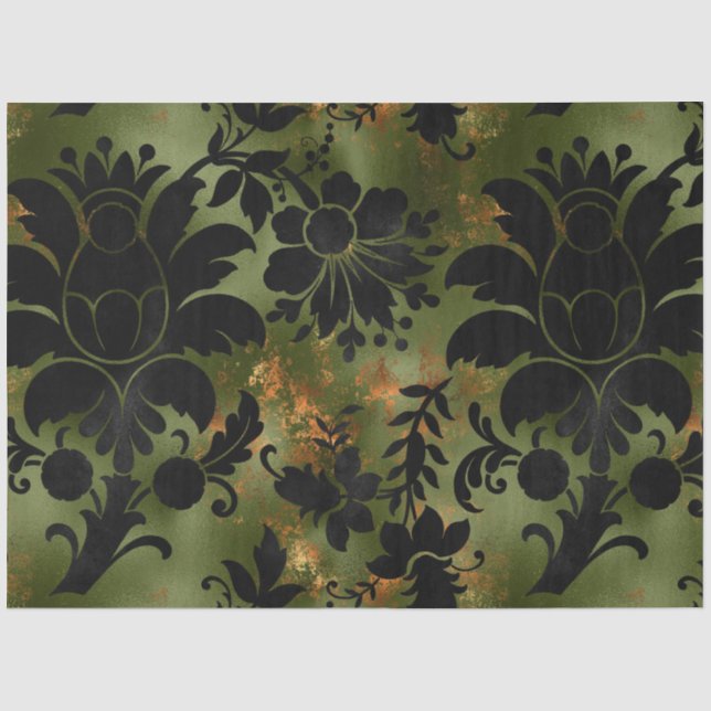 Papel De Seda Serie Copper Tiger Diseño 7 (Anverso)