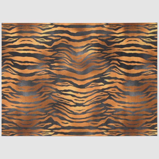 Papel De Seda Serie Copper Tiger Diseño 8 (Anverso)