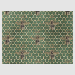 Papel De Seda Serie de abejas de rosa roja Diseño 31