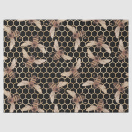 Papel De Seda Serie de abejas de rosa roja Diseño 53