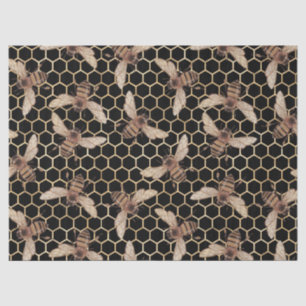 Papel De Seda Serie de abejas de rosa roja Diseño 53