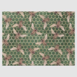 Papel De Seda Serie de abejas de rosa roja Diseño 55