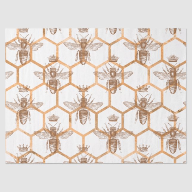 Papel De Seda Serie de abejas del bosque Diseño 49 (Anverso)