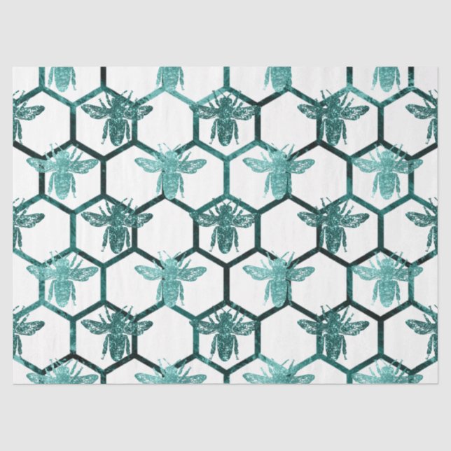 Papel De Seda Serie de Abejas del Bosque Diseño 65 (Anverso)