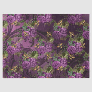 Papel De Seda Serie de Abejas Moradas Diseño 14