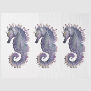 Papel De Seda Serie de Acuarela Subacuática Diseño 18