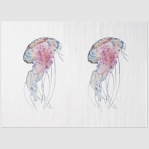 Papel De Seda Serie de Acuarela Subacuática Diseño 20