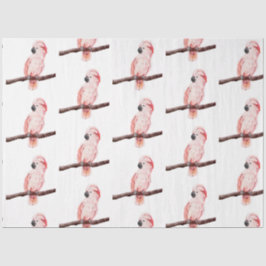 Papel De Seda Serie de Aves Tropicales : Diseño Cockatoo 2