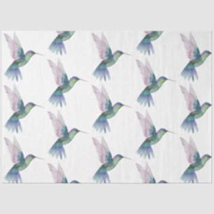 Papel De Seda Serie de aves tropicales: diseño de colibrí 2