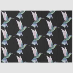 Papel De Seda Serie de Aves Tropicales: Diseño de Colibrí 3