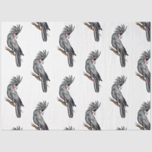 Papel De Seda Serie de Aves Tropicales: Diseño de Loro de Palma