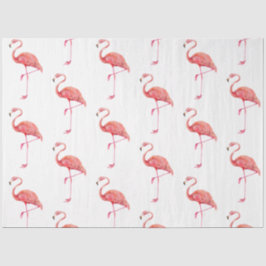 Papel De Seda Serie de Aves Tropicales : Diseño Flamingo 2